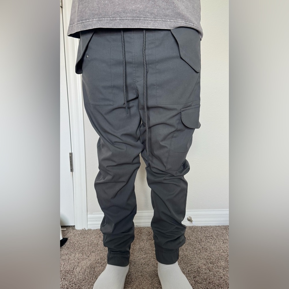Seven For AllMankind Men's Gray Cargo Pants